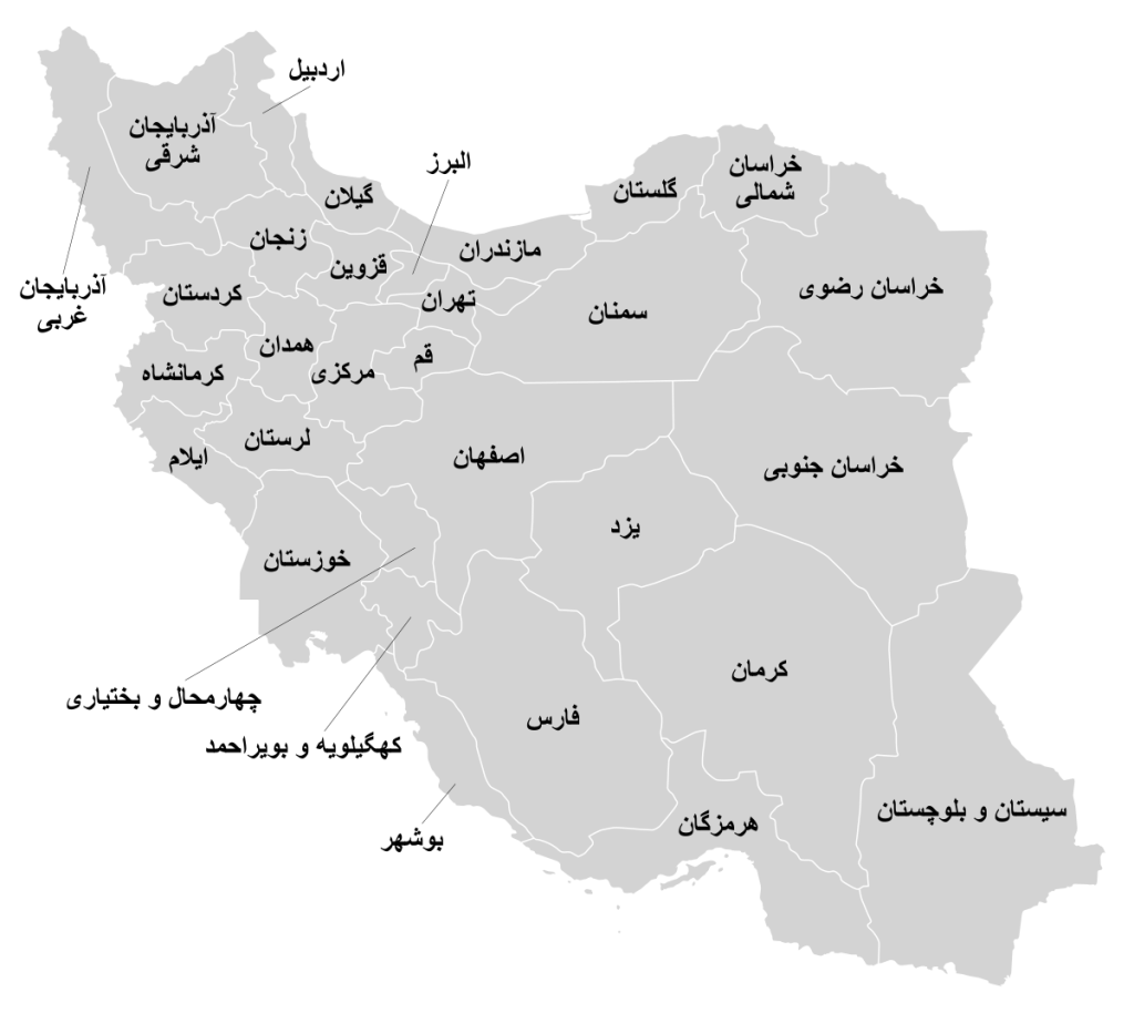 نقشه ایران